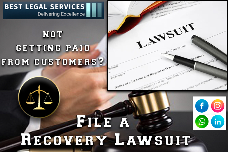File a recovery lawsuit to recover the outstanding balances from debtors
